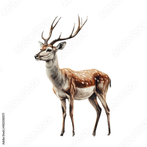 Deer isolated on white.png