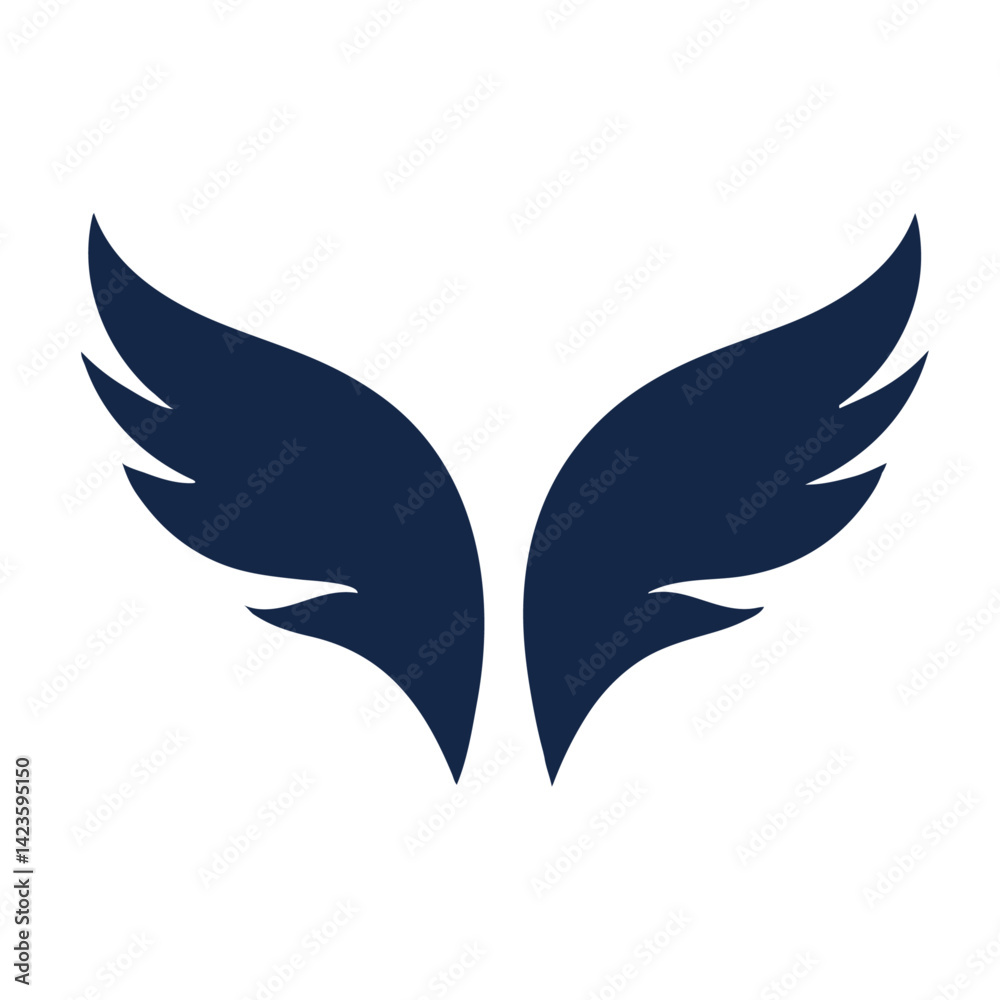 Fototapeta premium Wings Logo vector 