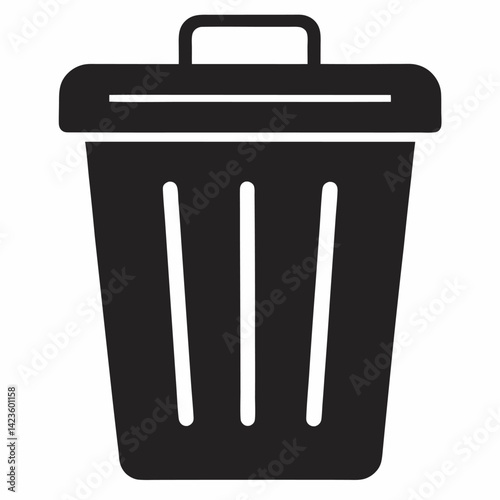 Trash bin icon