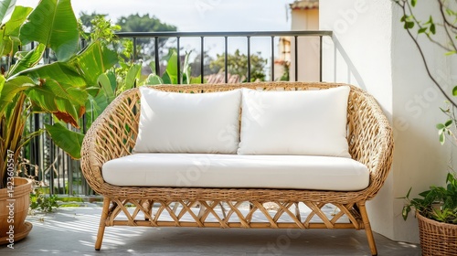 Cushions in varied textures and colors add both comfort and style, inviting relaxation.