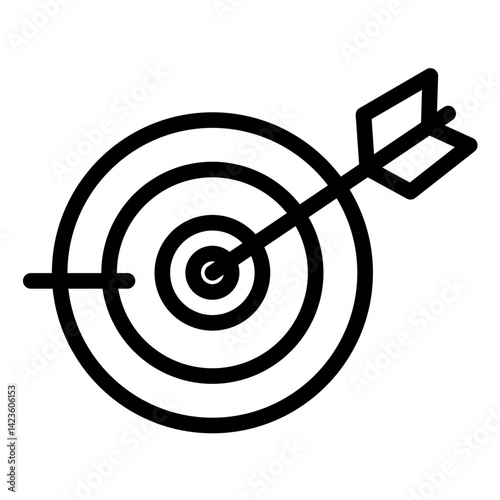 Target line icon style