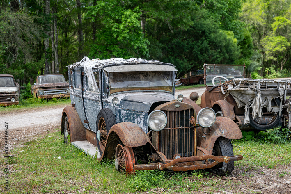 old vintage car