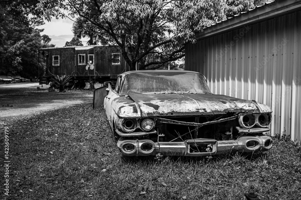 old vintage car