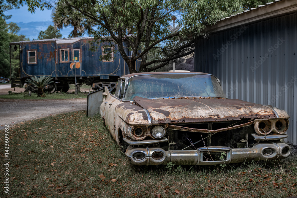 old vintage car