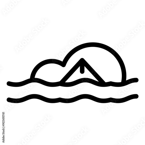 Foggy Line Icon Style
