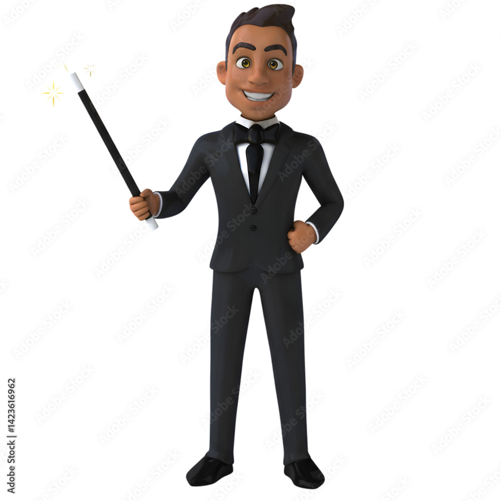 Charming 3D Character Ready to Enthrall with a Touch of Magic and Elegance Charming 3D Character Ready to Enthrall with a Touch of Magic and Elegance