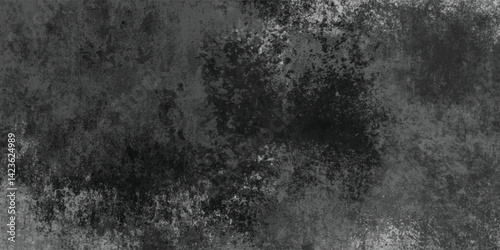 Old Worn Surface with Gray Grunge Texture and Distressed Details

