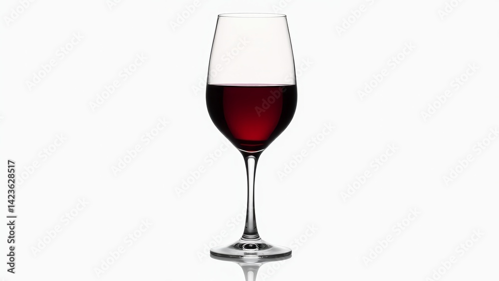 Elegant Glass Of Red Wine Elegant Glass Of Red Wine