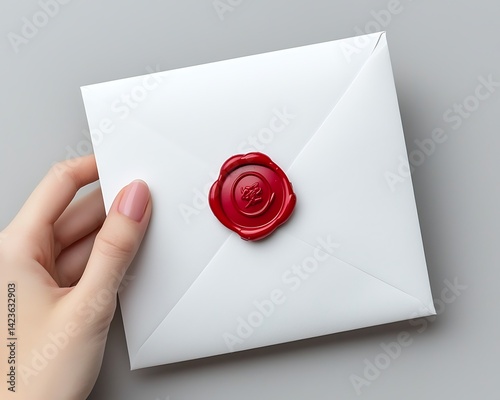Sealed Letter Held Close-up