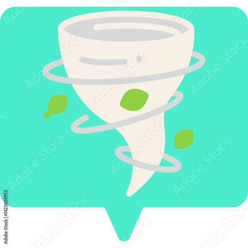Tornado icon vector illustration