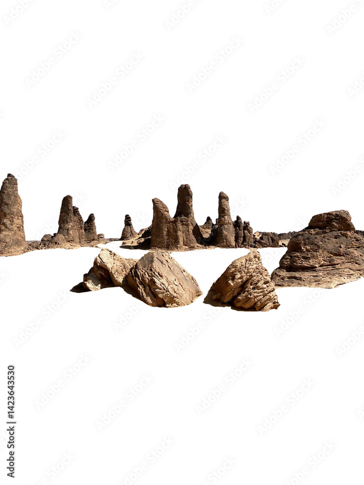 Obraz premium Land Of Gramil Stones Png