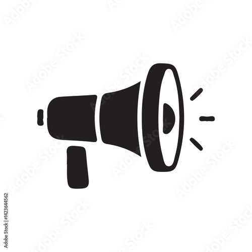 megaphone isolated on white