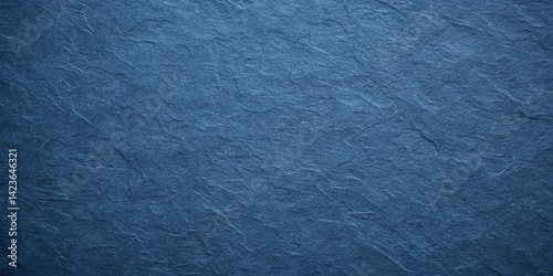 Dark Slate Blue Paper Texture with Natural Fiber Surface – Minimal Background