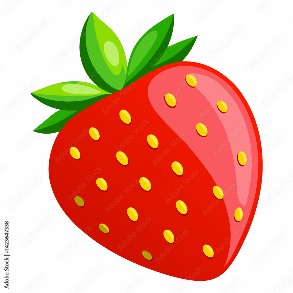 vector illustration of a strawberry vector illustration of a strawberry