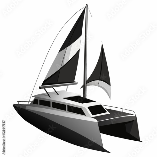 yacht on the water