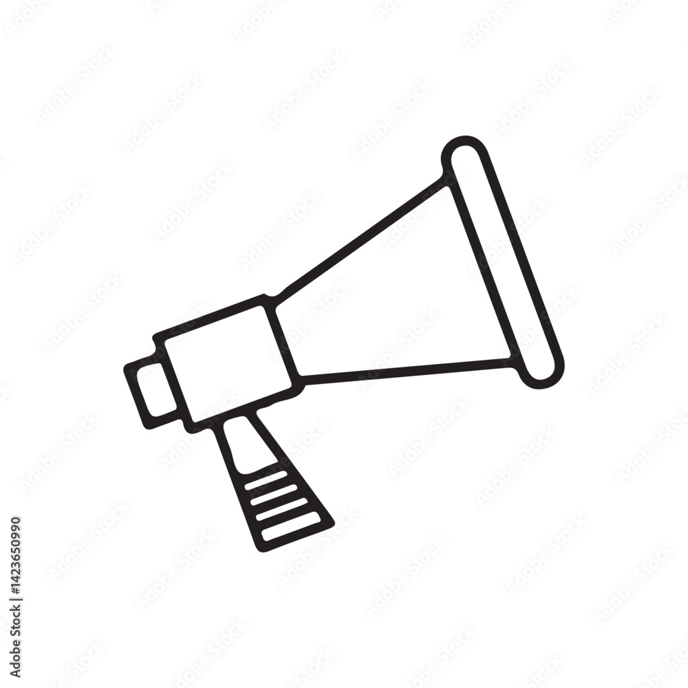 Megaphone icons Electric megaphone symbol with sound Loudspeaker megaphone icon collection. Vector Illustration Megaphone icons Electric megaphone symbol with sound Loudspeaker megaphone icon collection. Vector Illustration