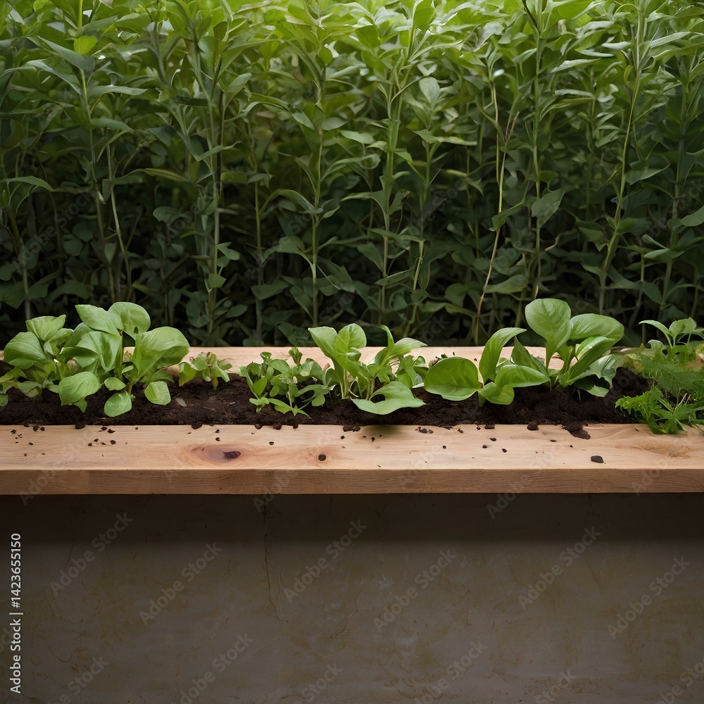 Obraz premium Eco-friendly natural products and sustainable living concept with organic grains and biodegradable packaging