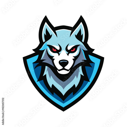 valkyrie futuristic mascot logo design