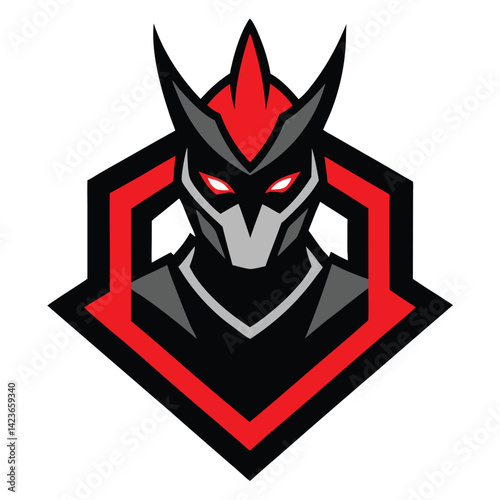 cyber assassin esport mascot logo