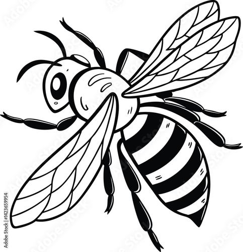 bee and flower