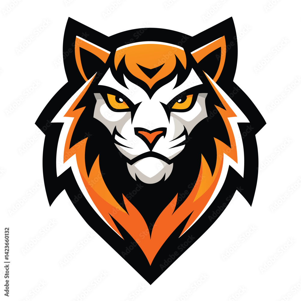 Obraz premium bounty hunter futuristic gaming mascot logo