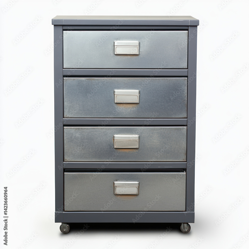 steel cabinet with drawers isolated steel cabinet with drawers isolated