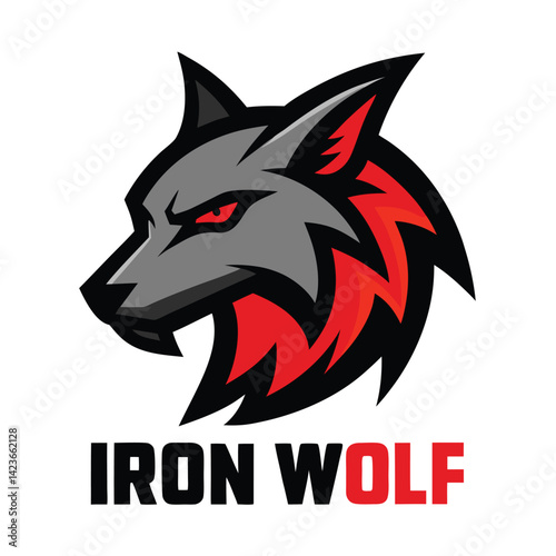 robotic gladiator mascot gaming logo