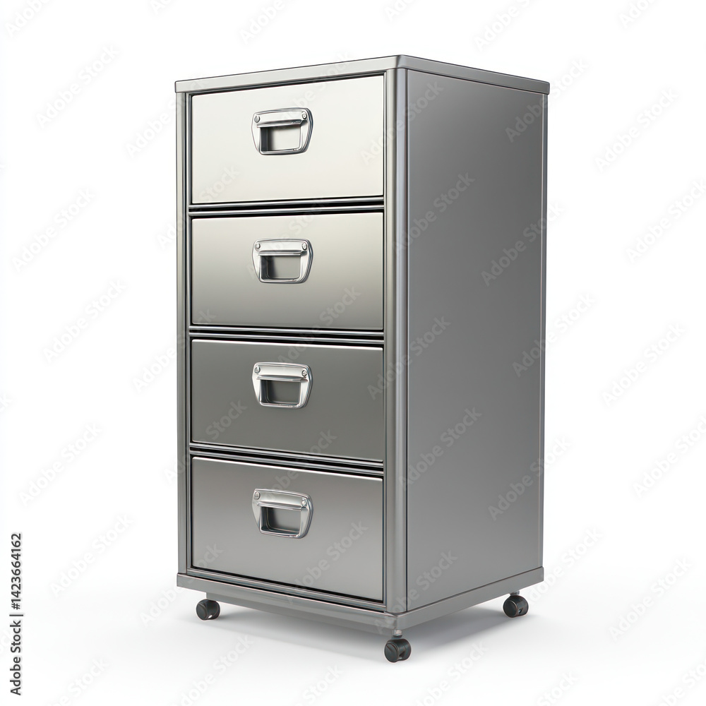 cabinet with drawers isolated on white cabinet with drawers isolated on white
