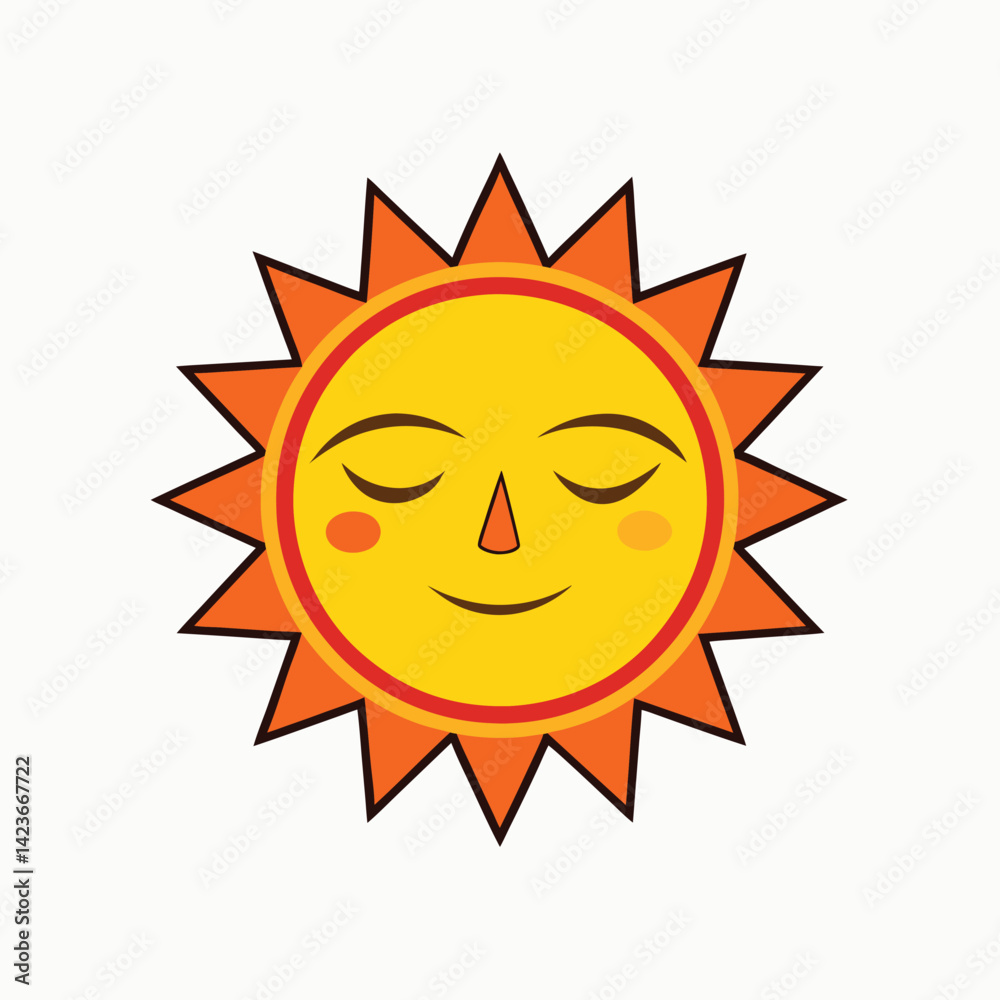 Glossy Sun, Creative boho style element. Pair of suns with open and closed eyes in medieval style isolated on white background. Glossy Sun, Creative boho style element. Pair of suns with open and closed eyes in medieval style isolated on white background.