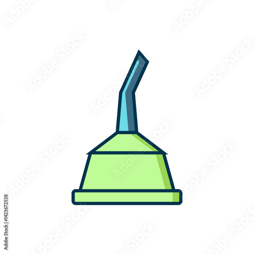 Filled outline Canister for motor machine oil icon isolated on white background. Oil gallon. Oil change service and repair. Flat filled outline style with shadow. Vector