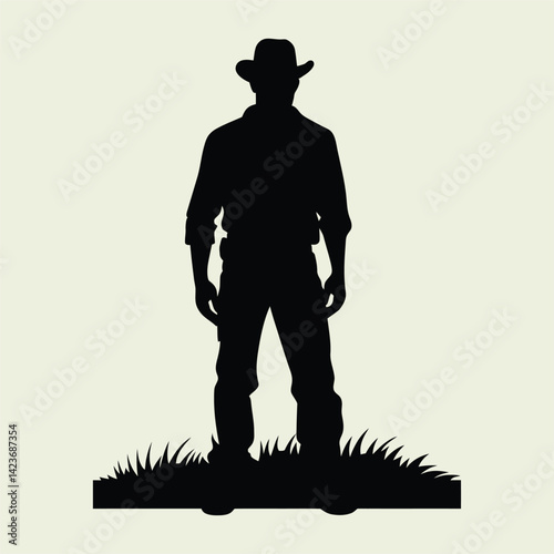 Farmer Silhouettes, Field
