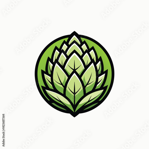 Detailed purple artichoke Hand drawn outline vector sketch illustration on white background