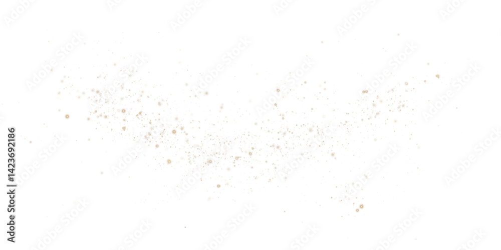 An enchanting and mesmerizing explosion of golden sparkles along with shimmering dust set on a transparent background An enchanting and mesmerizing explosion of golden sparkles along with shimmering dust set on a transparent background