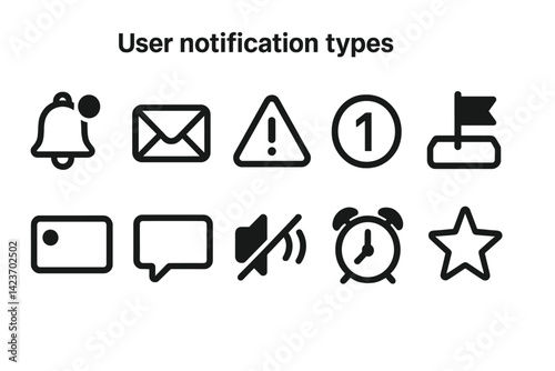 Obraz na płótnie Visual elements are utilized to indicate application activity and notify users of alerts w salonie