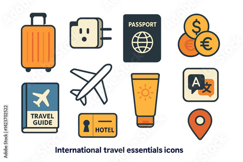Things utilized and equipment taken on global trips
