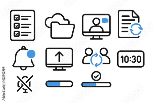 Digital tools utilized in virtual workspaces