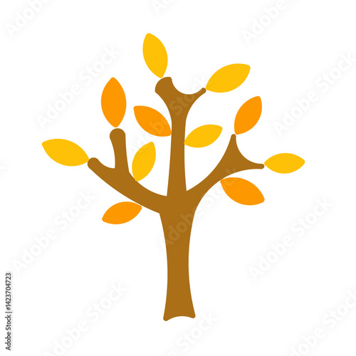 autumn tree vector