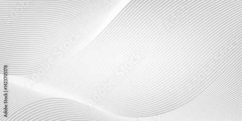 Premium background design with diagonal line pattern in grey colour. Vector white horizontal template for business banner, formal invitation backdrop, luxury voucher