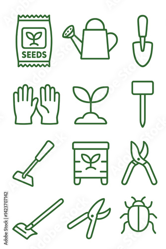 Equipment and components utilized for miniature gardening and cultivation