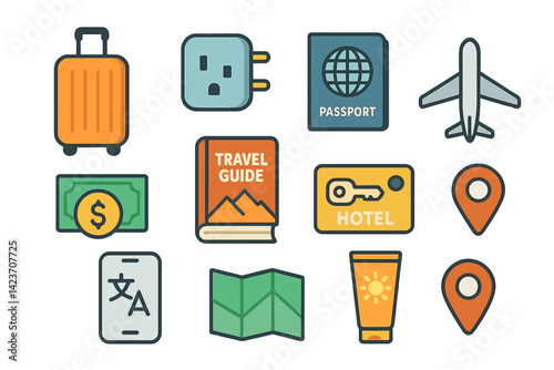 Items and tools used during international journeys