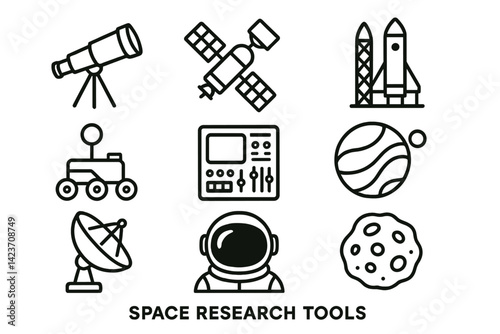 Devices used in the exploration and study of outer space