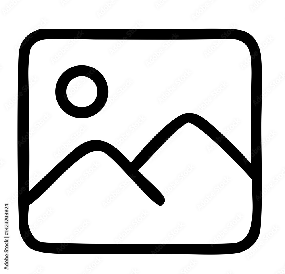 Photo outline icon Photo outline icon