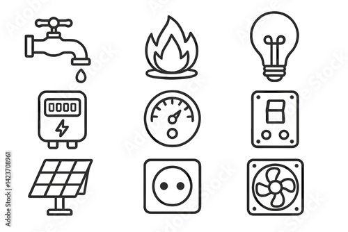 Systems that provide essential utilities in homes and buildings