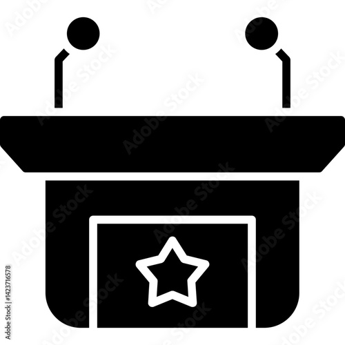 Speech table Icon