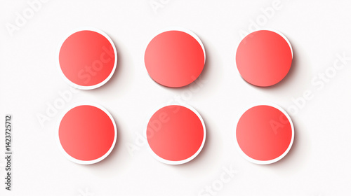 Round shape vector illustration white border around Free Download Round shape vector illustration white border around - GFXLoad