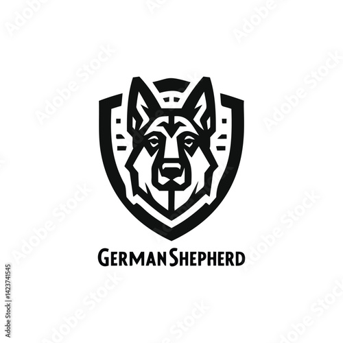 German shepherd logo