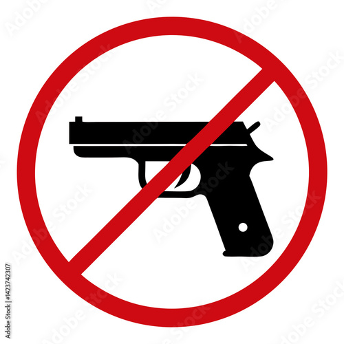 no guns sign