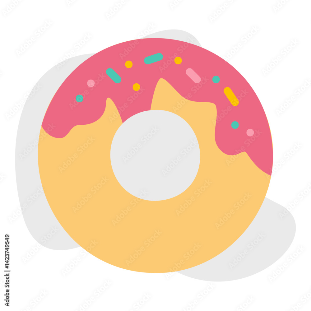 Doughnuts icon vector illustration Doughnuts icon vector illustration
