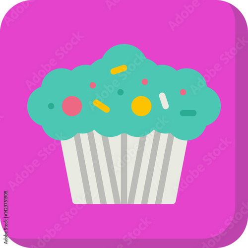 Muffin icon vector illustration