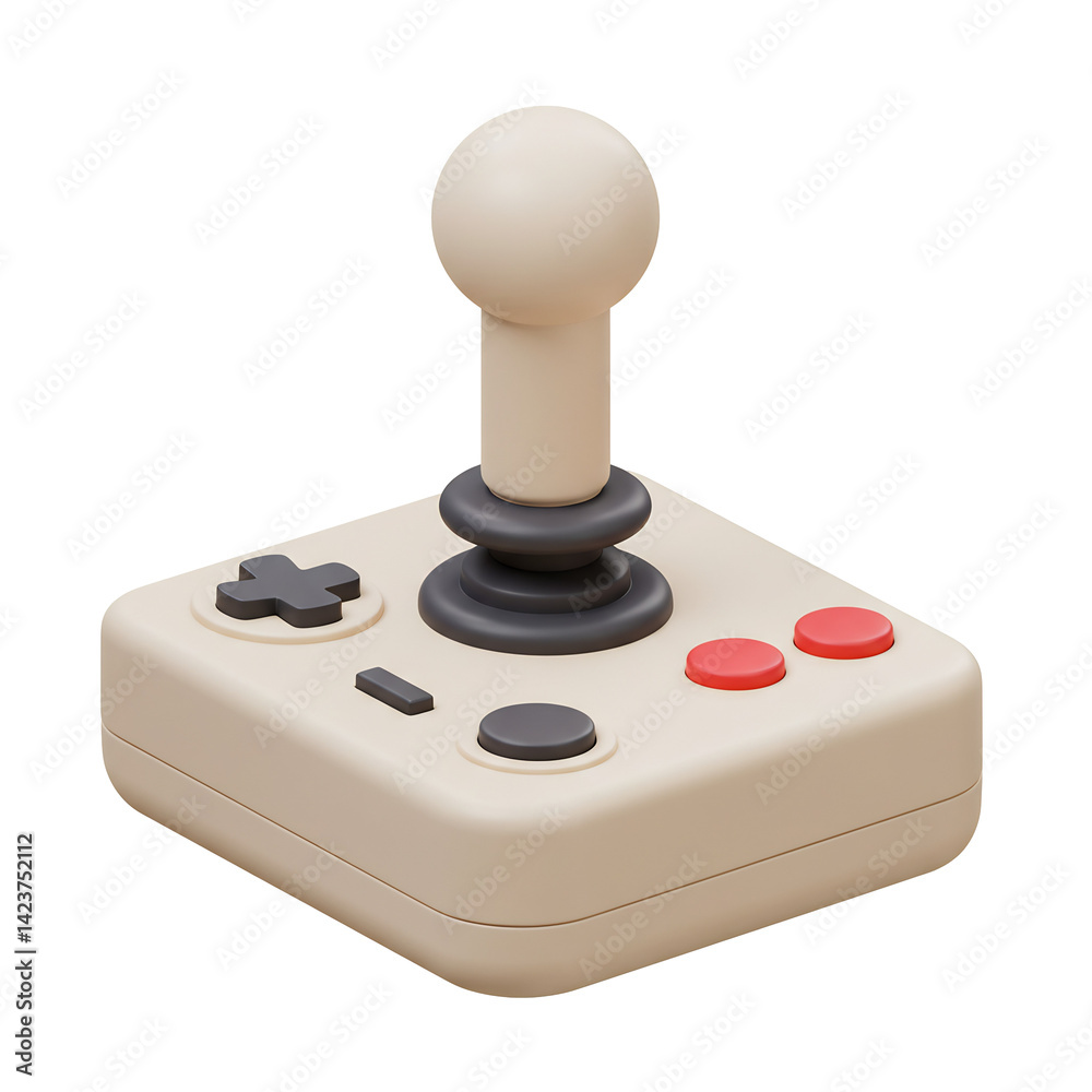 レトロゲームコントローラー 滑らか質感 優しい色合い レトロゲームコントローラー 滑らか質感 優しい色合い